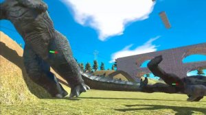 GODZILLA Against KING KONG - Animal Revolt Battle Simulator