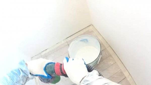 ПОКРАСКА КРАСКОПУЛЬТОМ БОШ 3000.КРАСКОЙ Dulux.часть 1