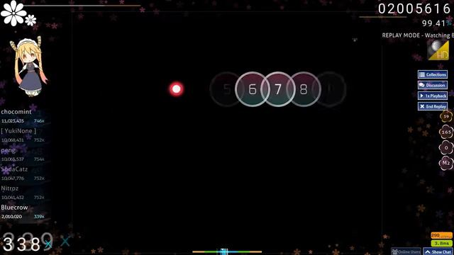 [osu!] M2U feat.Guriri - Magnolia (AngelHoney's ExtrA) HD FC смотреть онлайн