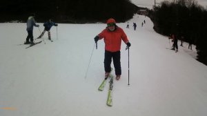 Методика обучения катанию на горных. Первый урок.