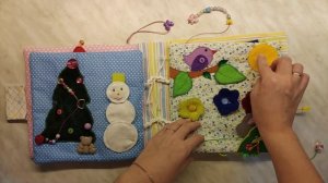 Мягкая развивающая книга для детей, для малышей своими руками. Идеи для развивашки