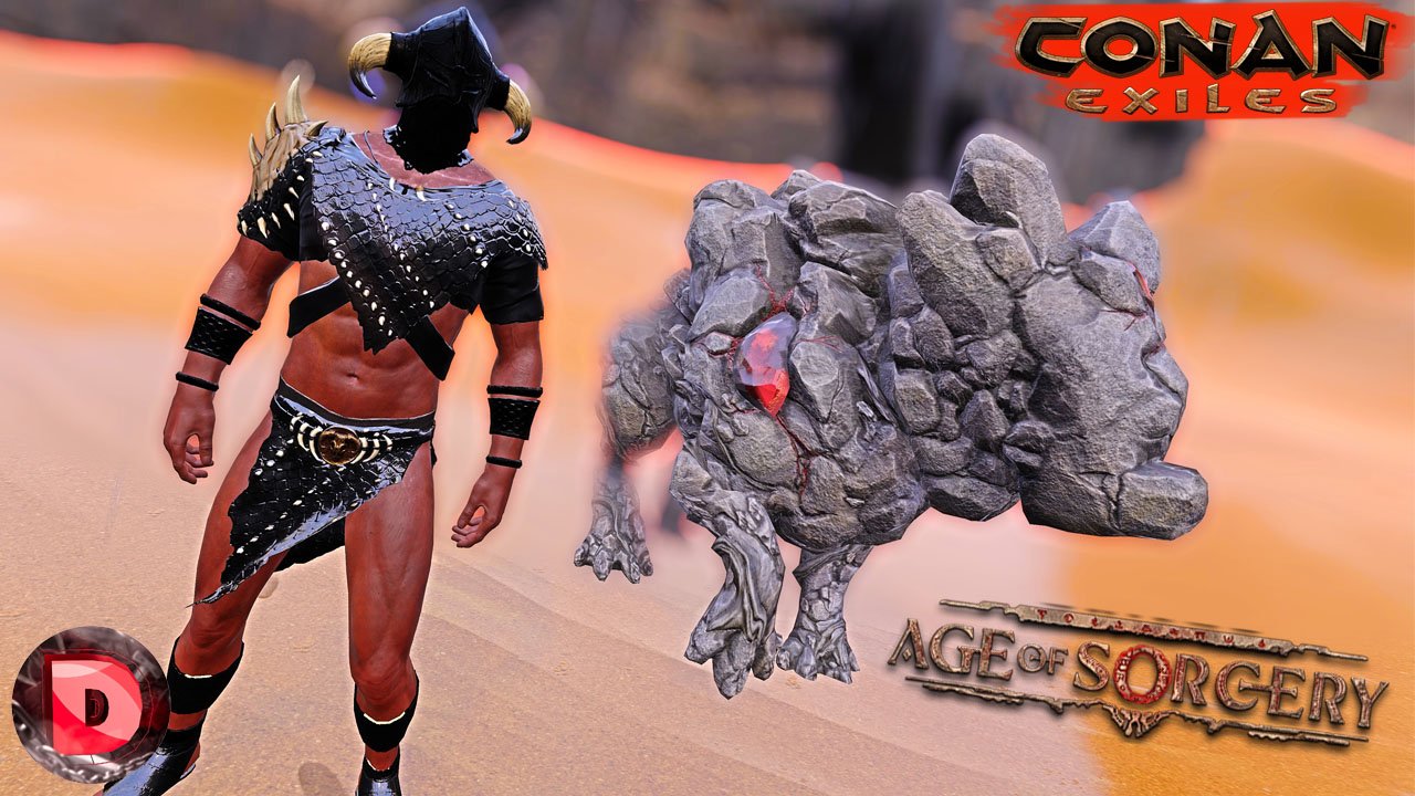 Conan Exiles КРОВАВЫЕ КРИСТАЛЛЫ и Места спавна Новых камнерогов смотреть онлайн