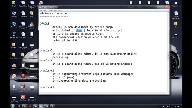 Oracle 12c Tutorials || Online Training || Class - 2 || by Mr. Dinesh смотреть онлайн