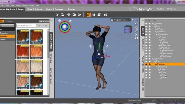 DAZ 3D. Часть 4. Практическая работа в DAZ Studio