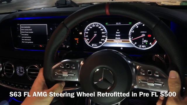 S63 FL AMG Steering Wheel Retrofitted in Pre FL S500 смотреть онлайн