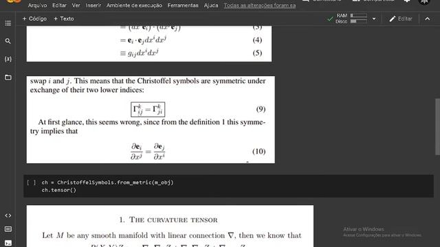 Matemática com python (4.3): Curvatura tensorial de Riemann e Christoffel Symbol usando Einsteinpy смотреть онлайн