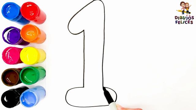 Dibuja Y Colorea Los Números Del 1 Al 20 En Español 1️⃣ -2️⃣0️⃣🎨 Aprende Colores Y Números 🌈