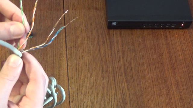 Подключение AHD камеры через витую пару