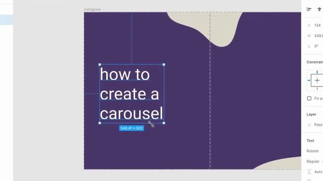 How to make a continuous carousel for Instagram - Social Media Design - Figma Tutorial смотреть онлайн