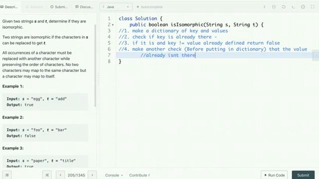 Isomorphic Strings [[Leetcode]] Java смотреть онлайн