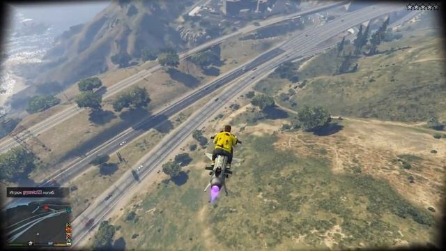 Grand Theft Auto V :летающий мото повод для веселия (нарезка) смотреть онлайн