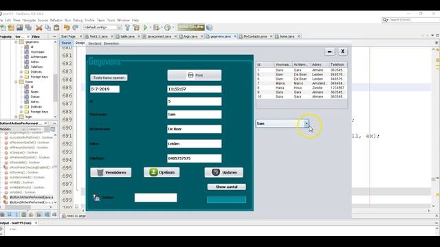 JAVA-Nieuwe JFrame openen m.g.v value in Combobox/Index смотреть онлайн