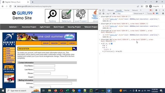Python Playwright Beginner[2023] Part 17: Matching one of the condition using CSS | Xpath Union смотреть онлайн