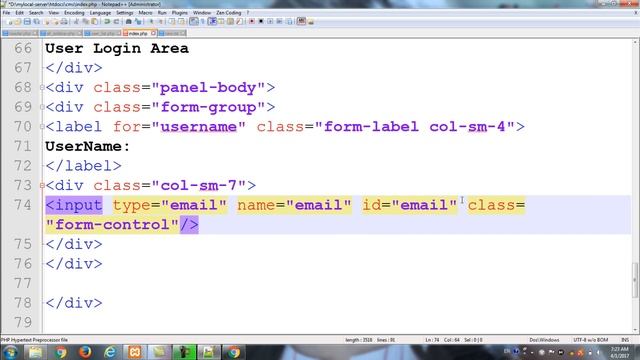 bulid PHP CMS Website with Bootstrap login area смотреть онлайн