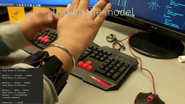 Machine Learning on Myo Armband | Custom gesture recognition | Part 1 смотреть онлайн