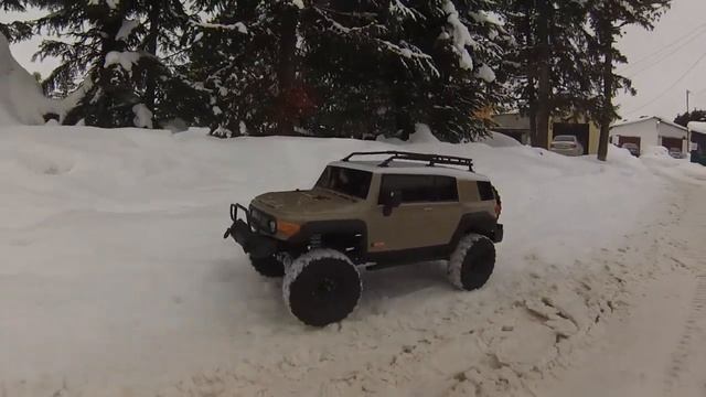 Hpi-racing Toyota Fj Cruiser venture snow! Приключения моего FJ зимой, часть 1. смотреть онлайн