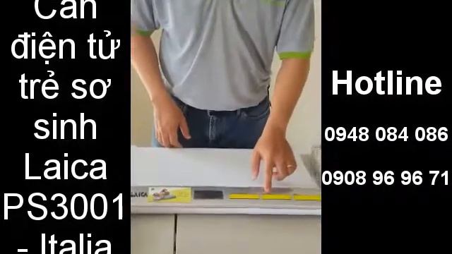 [VCS-LAICA] Cân điện tử trẻ sơ sinh LAICA PS3001 - HDSD смотреть онлайн