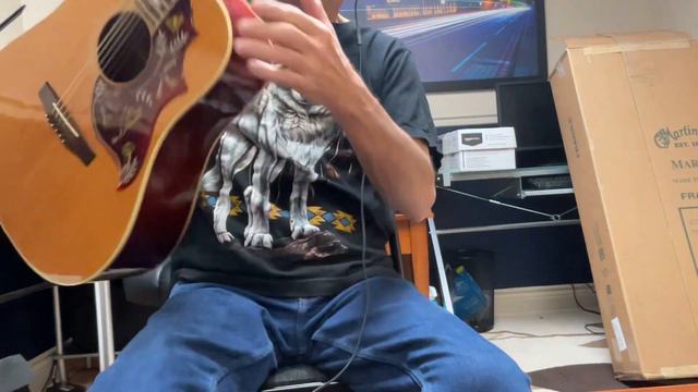 1974 Gibson Hummingbird Custom смотреть онлайн