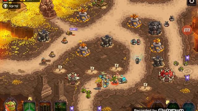 Прохождение игры Kingdom Rush Vengeance ТРОН БОЛГУРА уровень 7