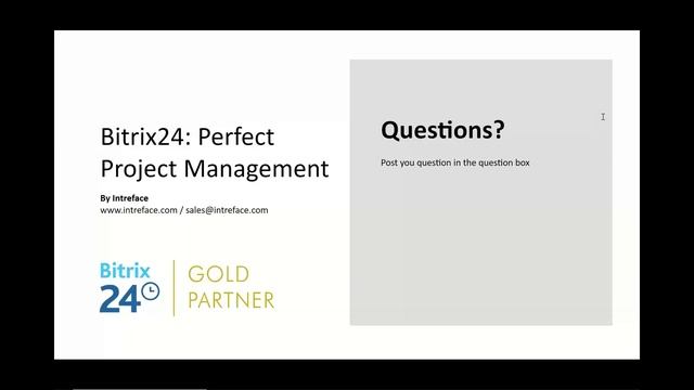 Bitrix24 Perfect Project Management Webinar (March 2021) смотреть онлайн