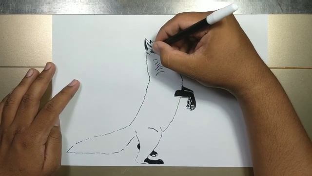 How to draw FOX (STANDING) in 5 minutes смотреть онлайн
