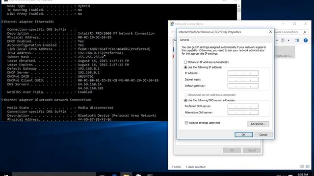 ✔️ Windows 10 Networking - Set up a Static IP Address смотреть онлайн
