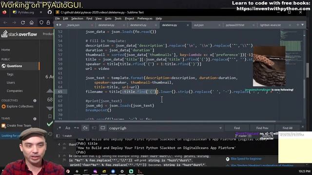 Coding with the author of "Automate the Boring Stuff with Python" 2023-04-29 смотреть онлайн