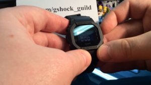 Обзор и настройка Casio G shock DW 5600BB [3229]