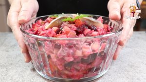 ВИНЕГРЕТ с СЕЛЕДКОЙ??? И мясом??? Готовлю по мотивам финского салата «Россоли»