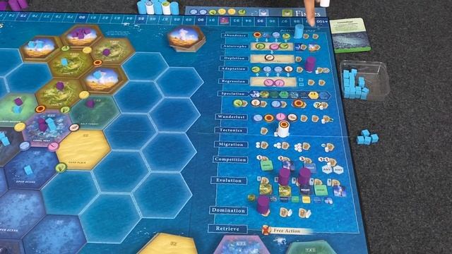 DOMINANT SPECIES MARINE | Board Game | How to Play and Full 2-Player Playthrough смотреть онлайн