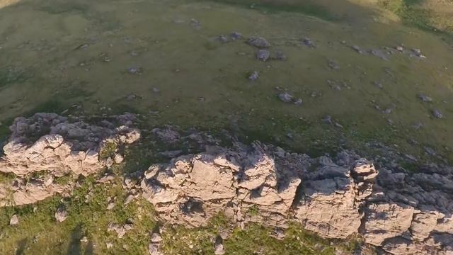 Квадрокоптер. Сопки возле поселка Курминка. Карагандинская область. смотреть онлайн