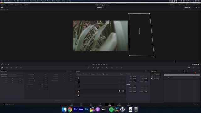 How to Mask in Davinci Resolve - THE MASKING TRANSITION смотреть онлайн