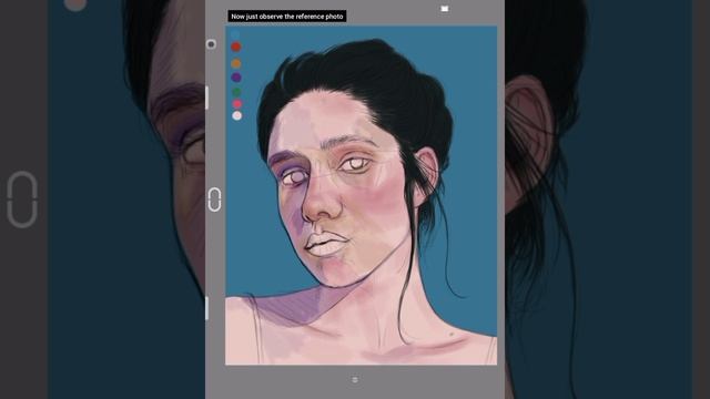 How I paint skin [Autodesk Sketchbook] - Skin tutorial- смотреть онлайн