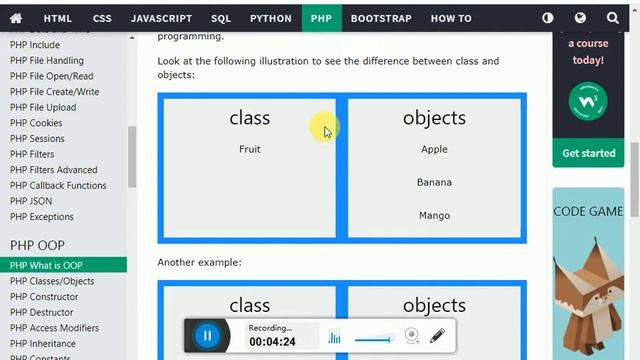 What is oop in php | introduction to oop | object and class in oop using php смотреть онлайн