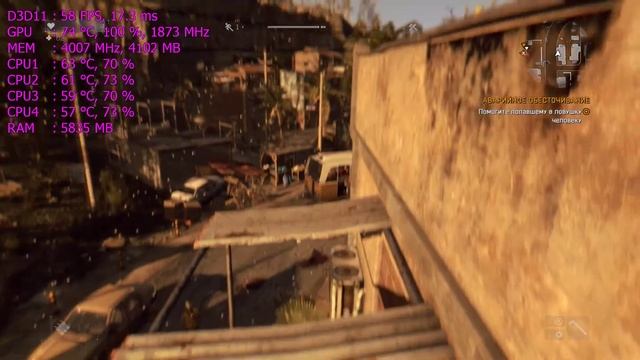 Dying Light Core i5 7500 Kaby Lake +GTX 1060 6Gb FPS TEST смотреть онлайн