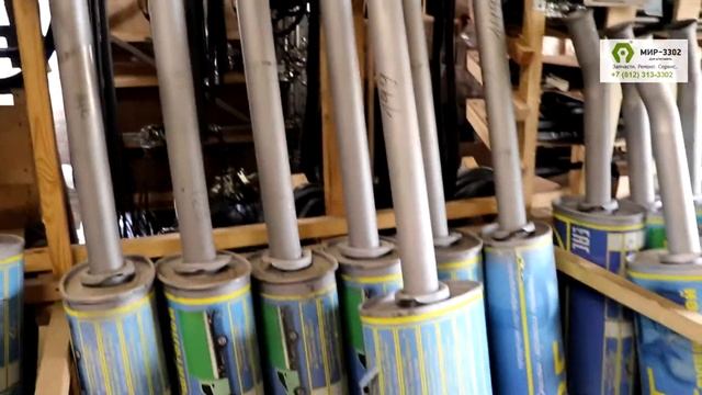 Глушитель на Газель Бизнес с двигателем Cummins 2.8L и УМЗ-4216 E-4. смотреть онлайн