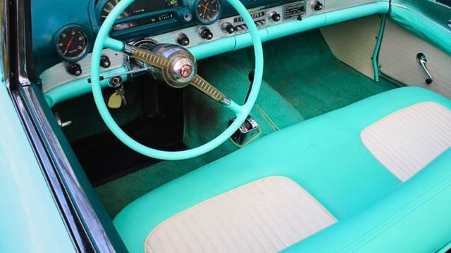 1955 FORD THUNDERBIRD TURQUIOSE смотреть онлайн