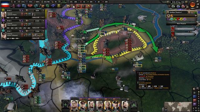 Crushing Reichspakt Losses || Ep.21 - Kaiserreich Serbia HOI4 Lets Play смотреть онлайн