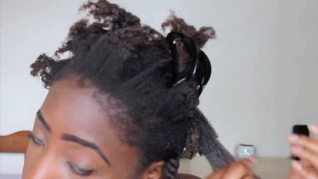 NO TANGLES 4C Wash Routine - Modified Tangle Teezer, Unravel Clips... смотреть онлайн