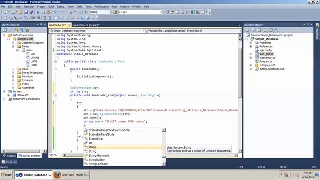 How To Load Data From Database To Combo Box In C# NET смотреть онлайн