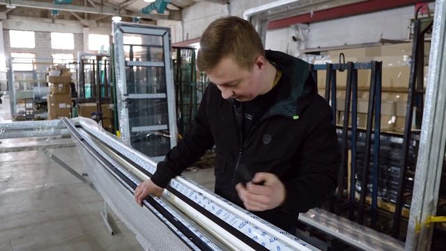 Как делается Раздвижная Система ALUTECH SL160. АЛЮТЕХ. смотреть онлайн