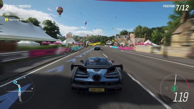 [4K] Forza Horizon 4 - Intro and First Race смотреть онлайн