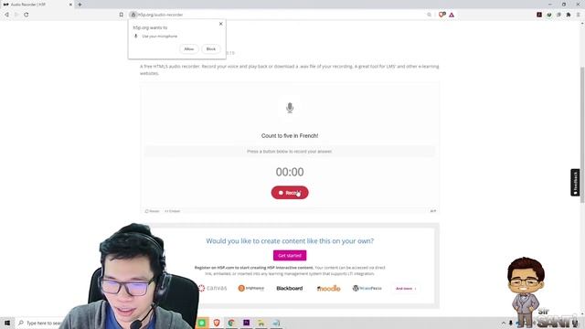 Audio Recorder - Introduction to H5P Interactive Contents смотреть онлайн