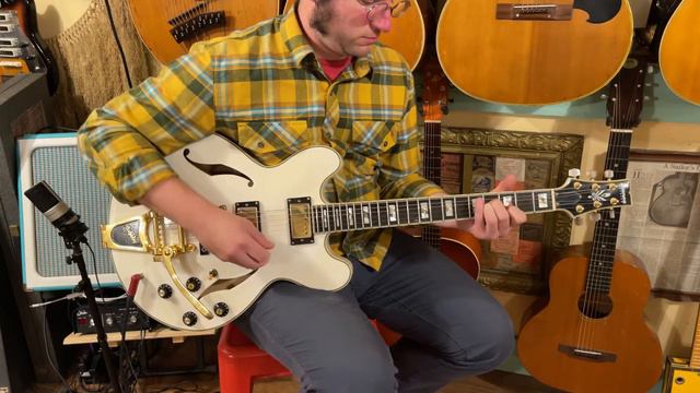 1995 Ibanez AS120 Artstar semihollow (335-style) electric guitar (w/Bigsby) смотреть онлайн