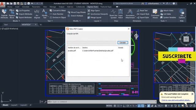ELIMINAR MARCA DE AGUA DEL AUTOCAD VERSIÓN ESTUDIANTES (STUDENT VERSION) | WillNetwork смотреть онлайн