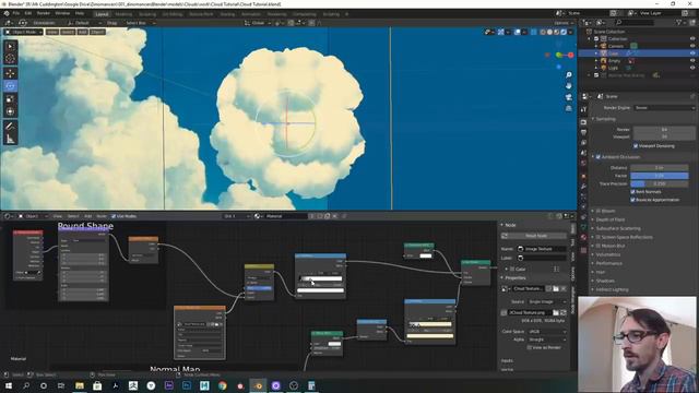 How to Create Ghibli Clouds in 3D - Blender Volumetrics Tutorial смотреть онлайн
