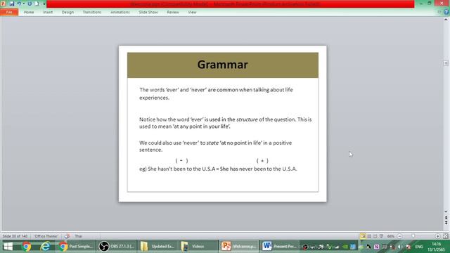 Create attraction using the Present Perfect tense смотреть онлайн