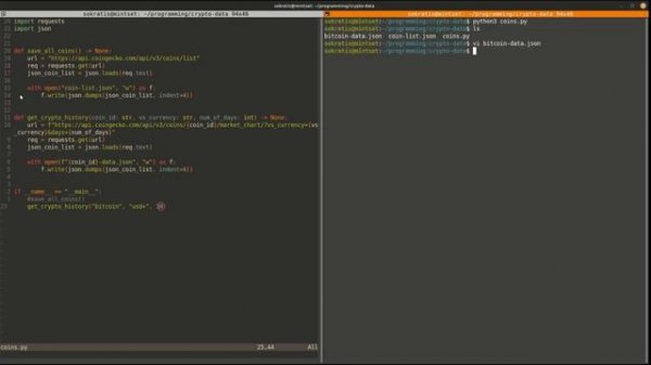 Visualizing the Crypto Market with Python: Plotting Coin Data from CoinGecko API