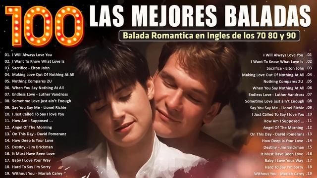 Las 100 Canciones Romanticas Inmortales ? Romanticas Viejitas En Ingles 80,90's ?Canciones De Amor