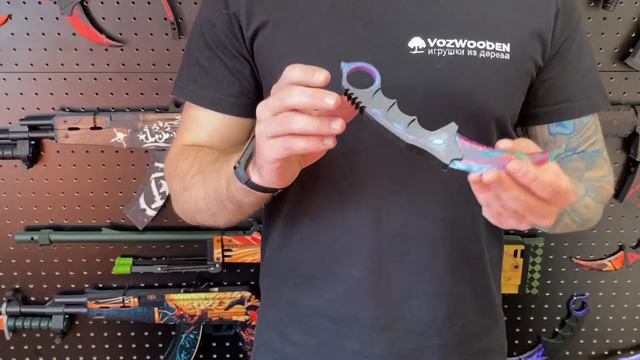 Керамбит Скоростной зверь: деревянный нож из CS:GO от VozWooden смотреть онлайн
